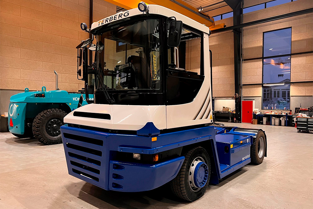 Renovated white Terberg