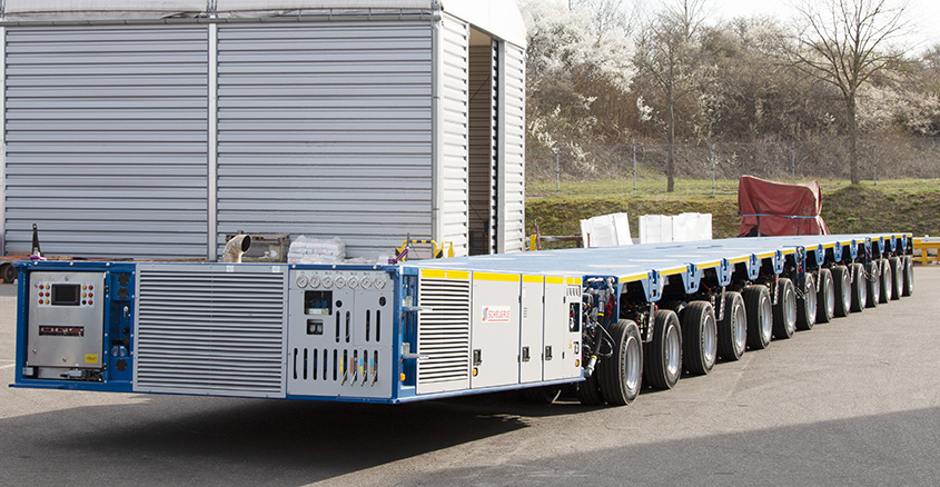 Scheuerle SPMT trailers